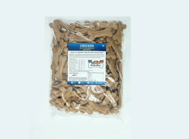 XYUS Puffy pup's Dog Buiscuit 1kg Chicken Dog Treat