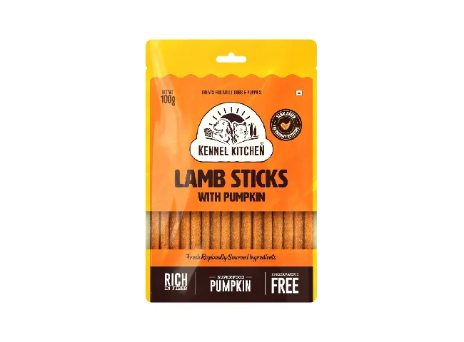 kennel kitchen Lamb sticks with Pumpkin Lamb Dog Treat