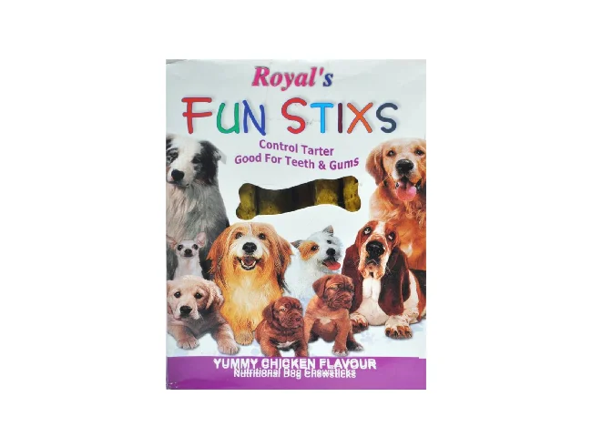 Royals CHEW Sticks Chicken Flavor 400 Gram for Oral Care Chicken Dog Treat