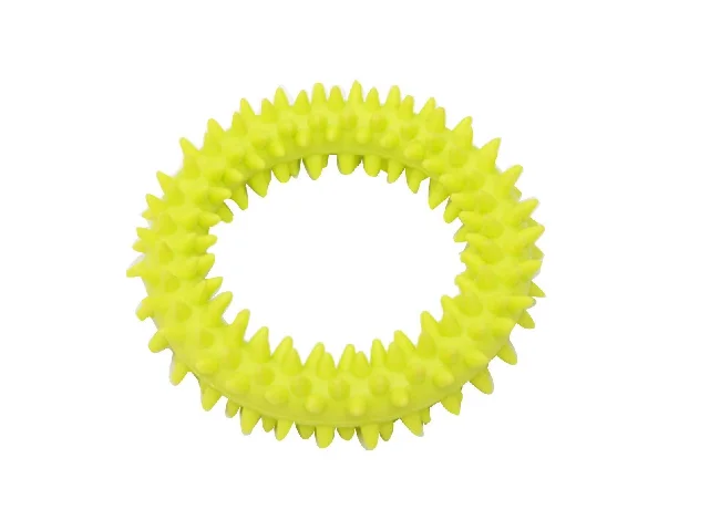 swacch Spike Ball Rubber Chew Toy For Dog