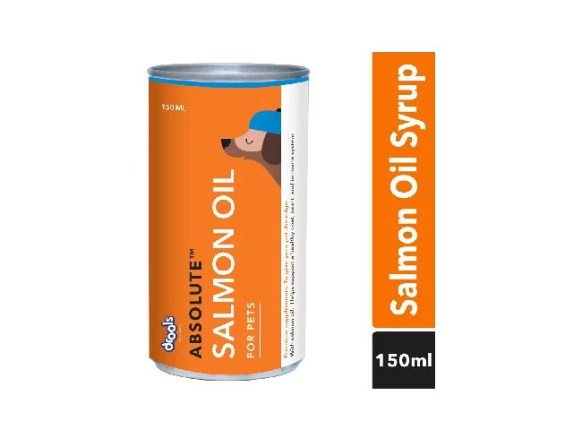 Drools Salmon Oil Syrup Pet Health Supplements