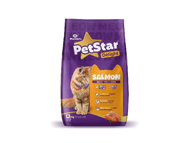 PetStar Salmon , Adult Salmon 1 kg Dry Adult Cat Food