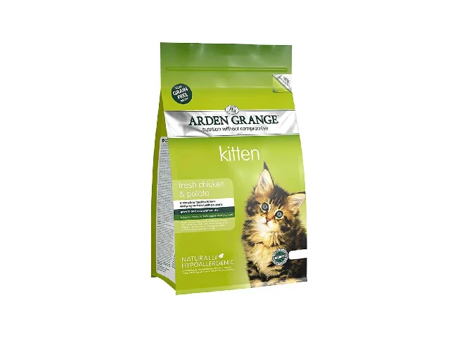 Grain Free Fresh Chicken & Potato Dry Kitten Food Chicken 2 kg Dry Adult Cat Food