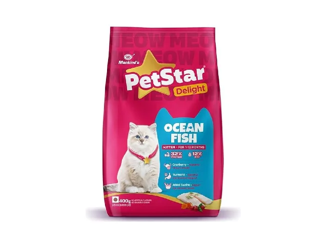 petstar cat kitten ocean fish 400g Fish 0.4 kg Dry New Born Cat Food