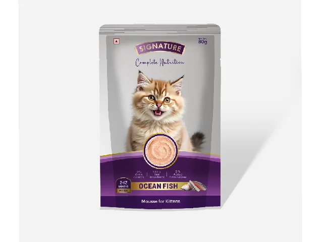 Mousse For Kittens Fish 0.08 kg Wet Young Cat Food