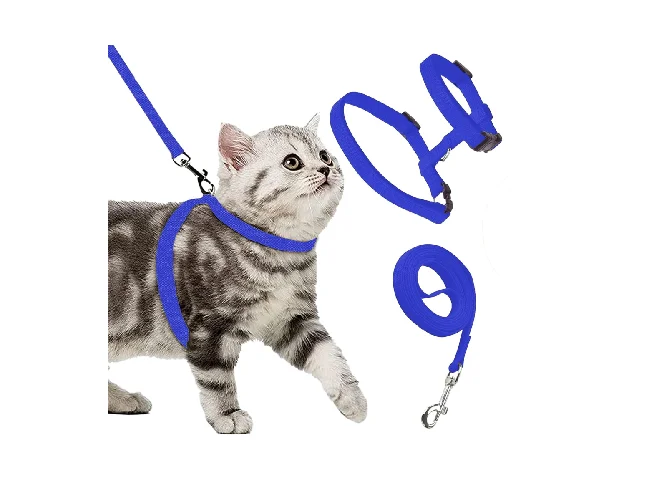 Cat Harness Full Body With Leash Set - For Walking