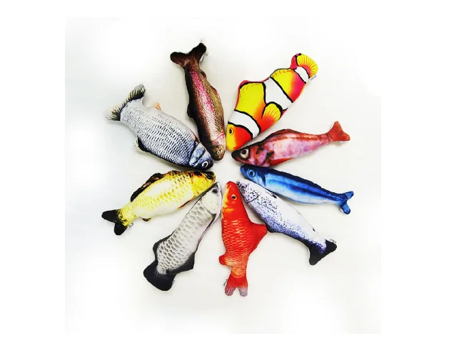 (PACK OF 1 )Interactive USB Fish toy for pets fun and play ( multicolor) Cotton Training Aid For Dog & Cat