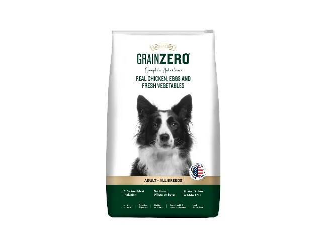 Signature Grain Zero Chicken, Egg and Vegetable 12 kg Dry Adult Dog Food