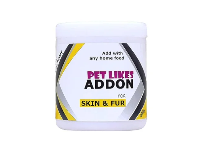 Petlikes Addon Skin & Fur(Coat shine in 4 weeks) Chicken 0.4 kg Dry Adult, Young Dog Food