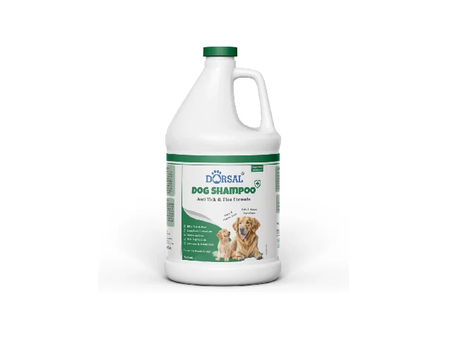 Dog Shampoo, 200ml, Anti Flea and Tick essence green Dog Shampoo (200 ml)
