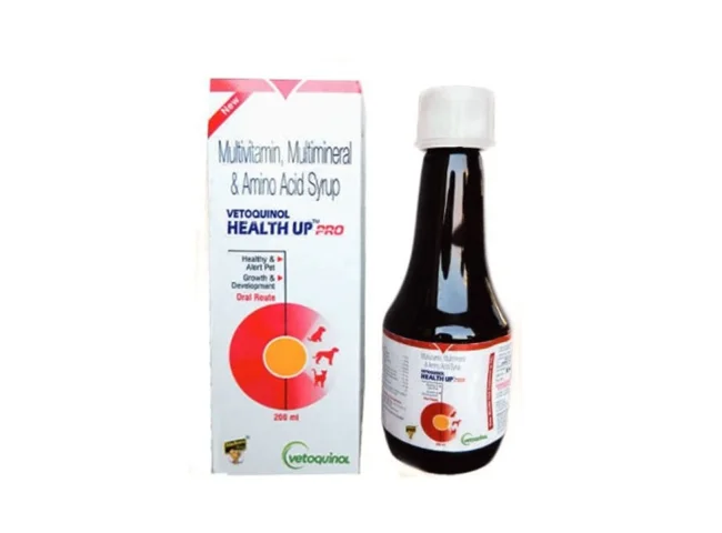 Health Up Multivitamin supplement for the liver functionality & level regulator For Dogs & Cats 200 Ml
